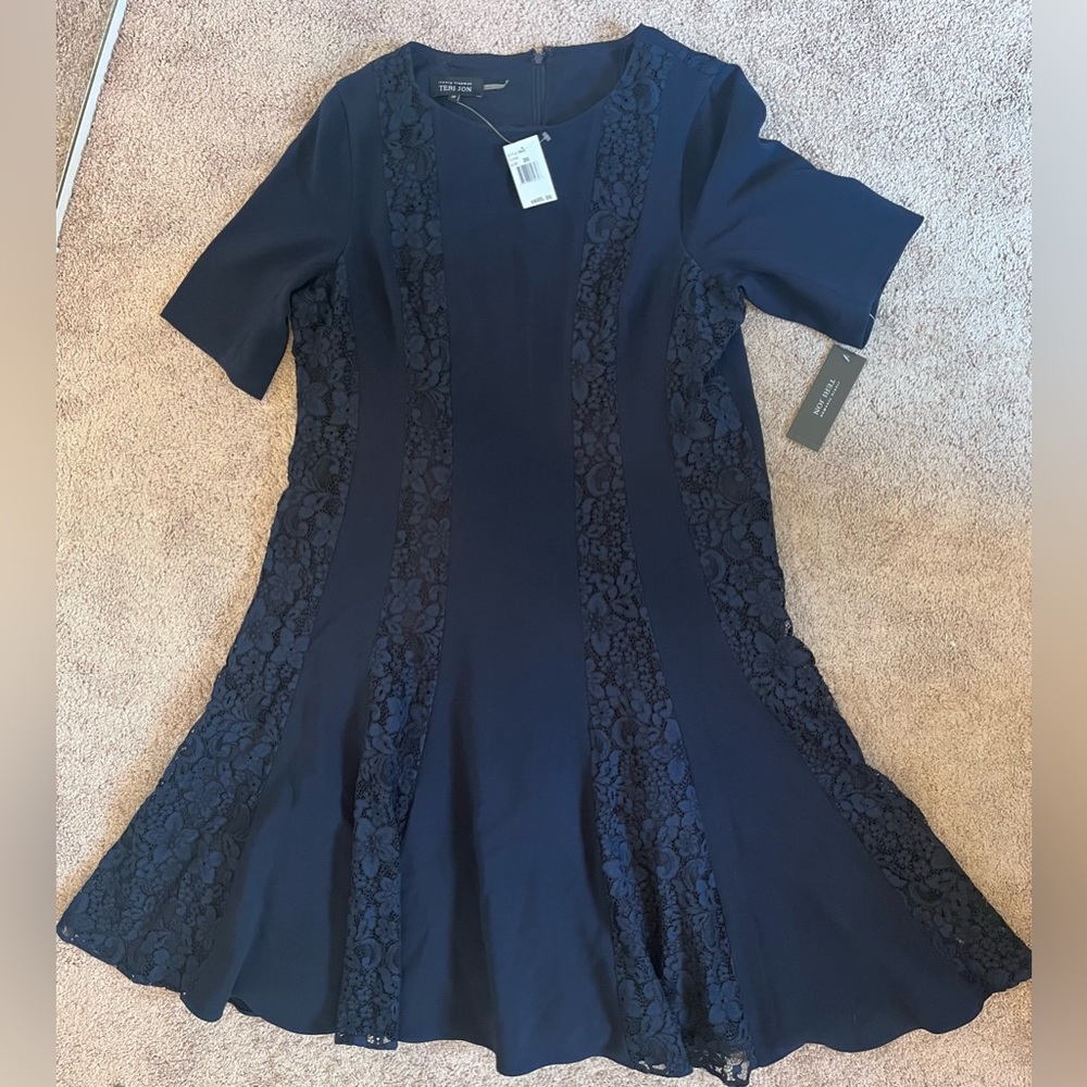 Teri Jon , Blue Navy Dress
